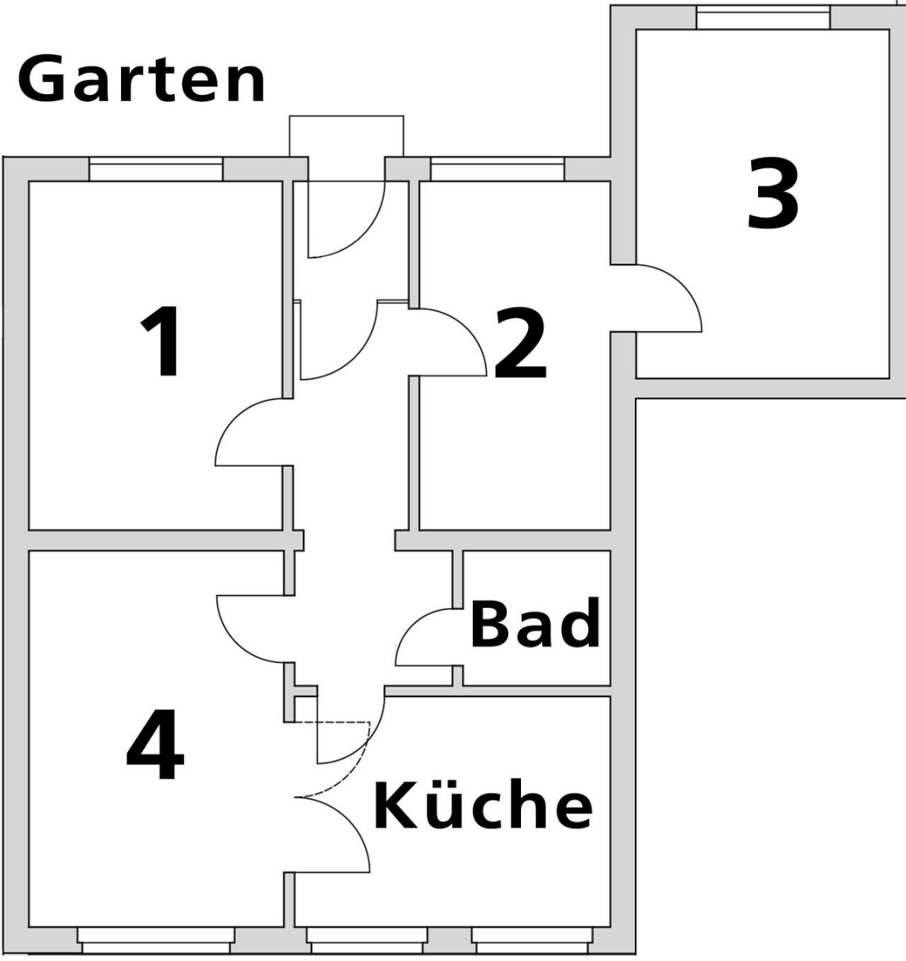 Messe-Apartment, 4 Schlafzimmer, 80 Qm, Garten - 6 Km Zur Messe, Verkehrsguenstig, Ruhig, Parkplaetze Нюрнберг Екстериор снимка